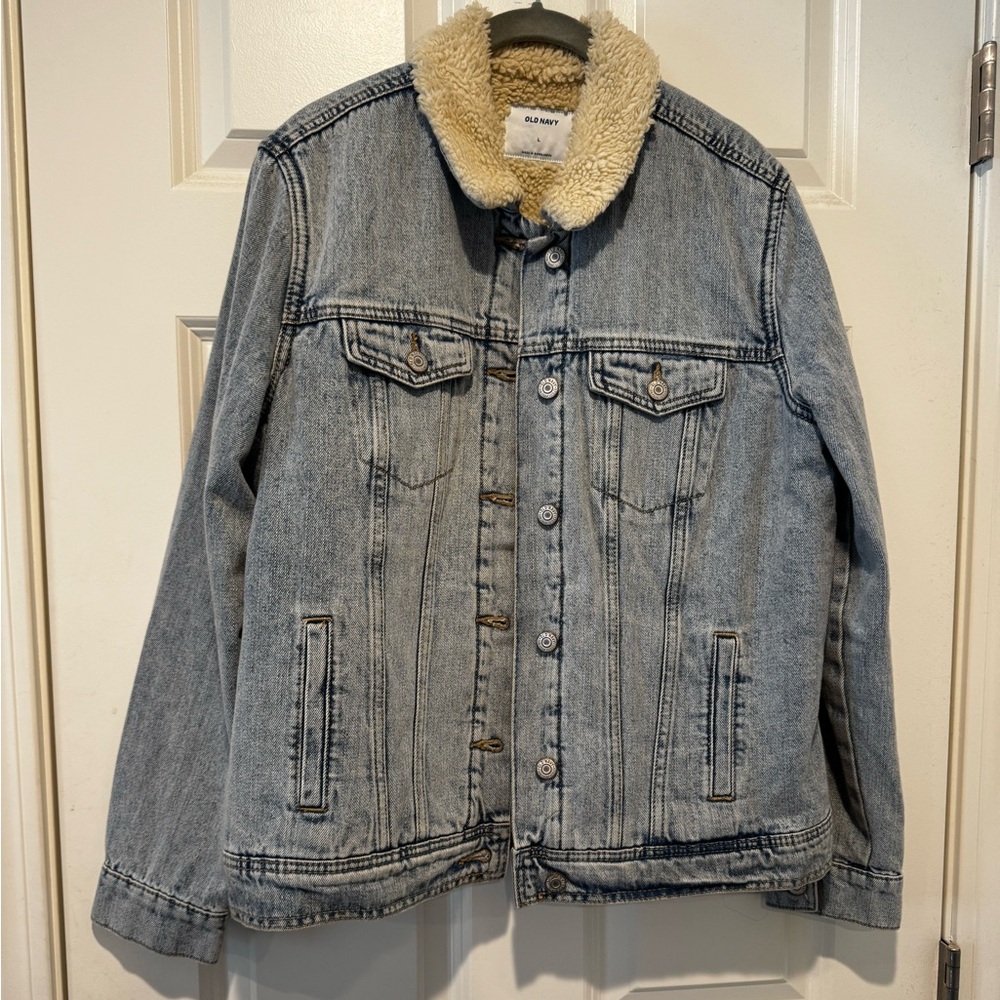 Old Navy Fleece-Lined Jean Jacket